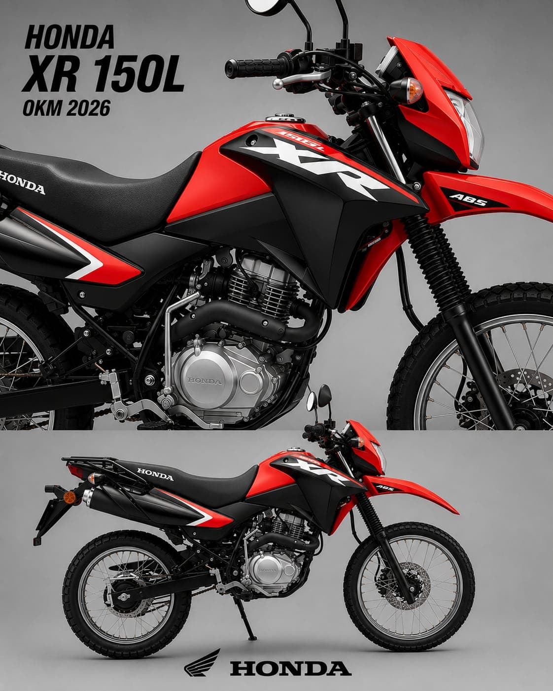 Honda XR 150L color Rojo