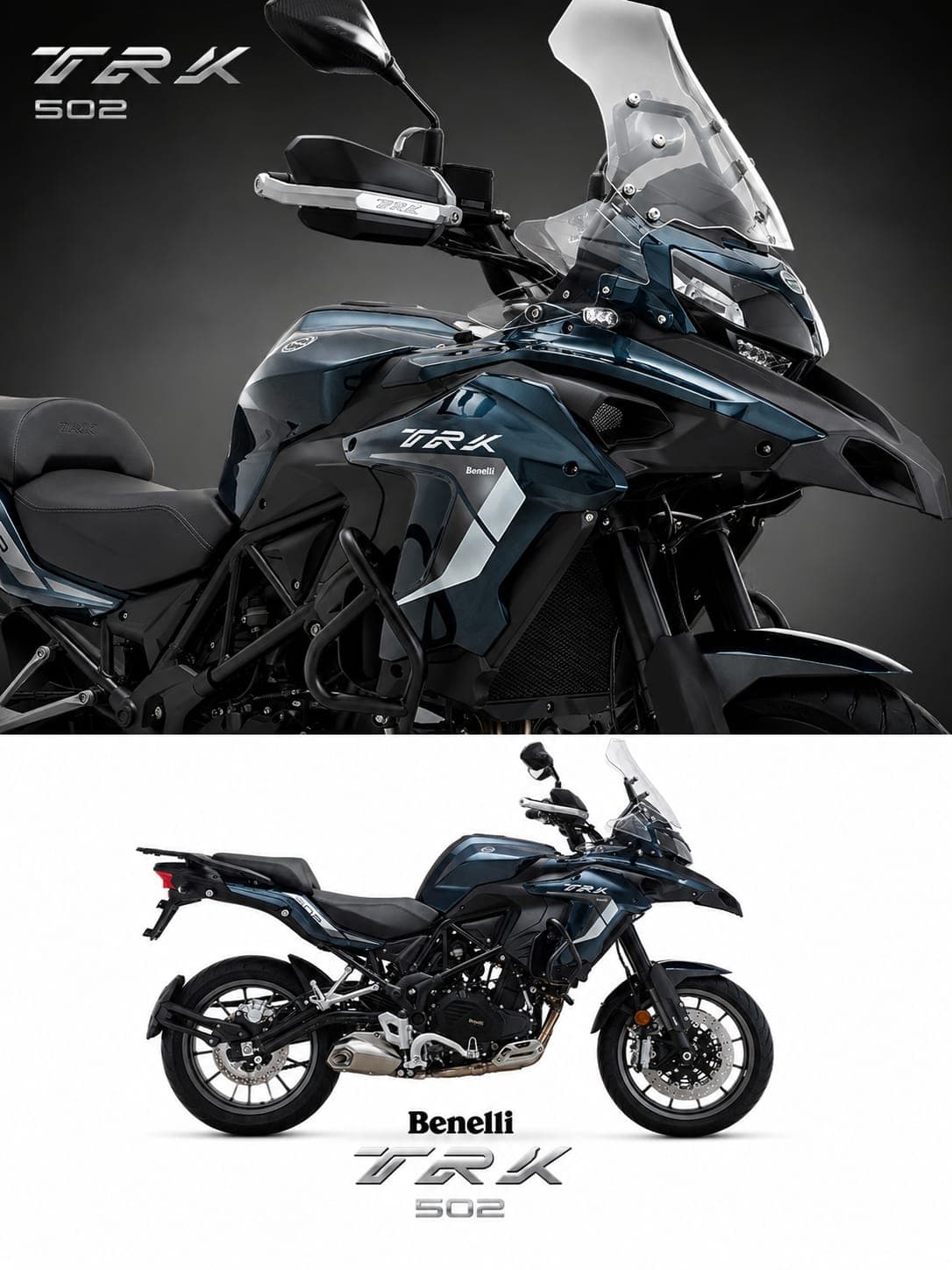 Benelli TRK 502 color Azul