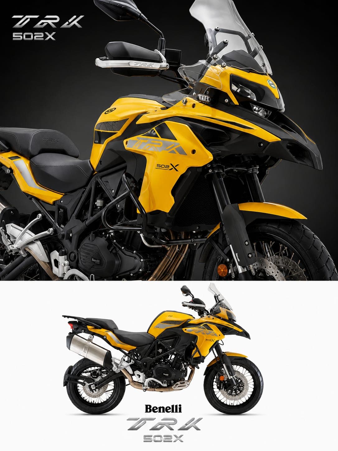 Benelli Trk 502X color Amarillo