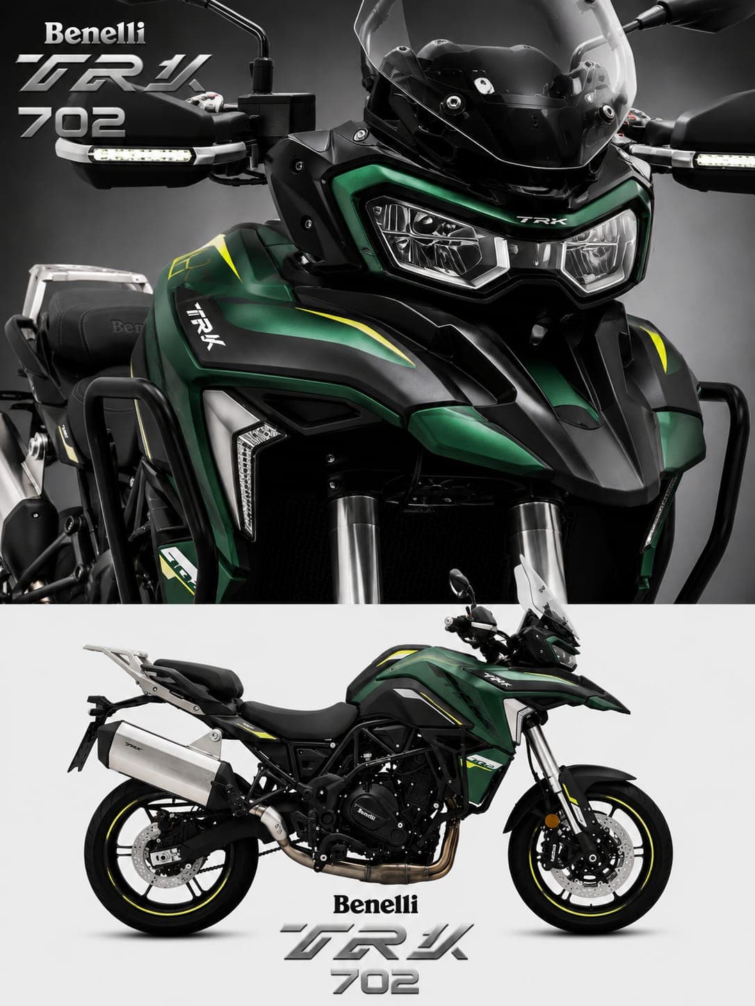 Benelli Trk 702 color Verde
