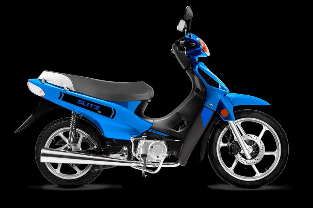 Motomel Blitz 110 V8 Full color Azul