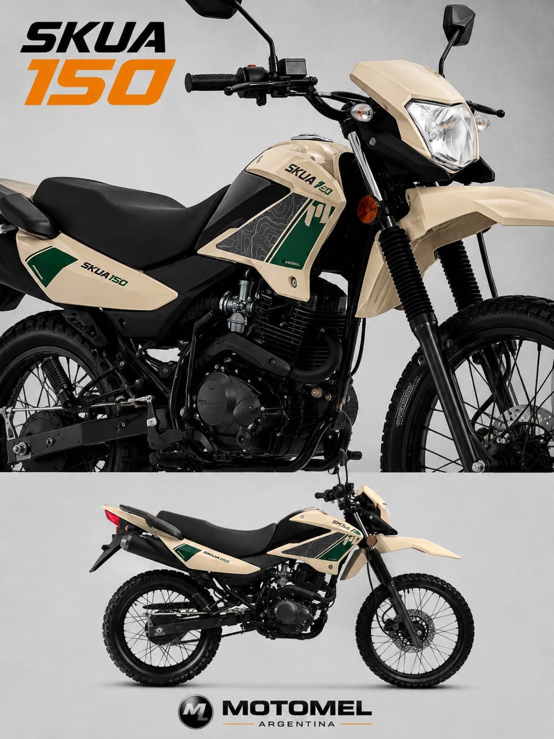 Motomel Skua 150 V6 color Beige