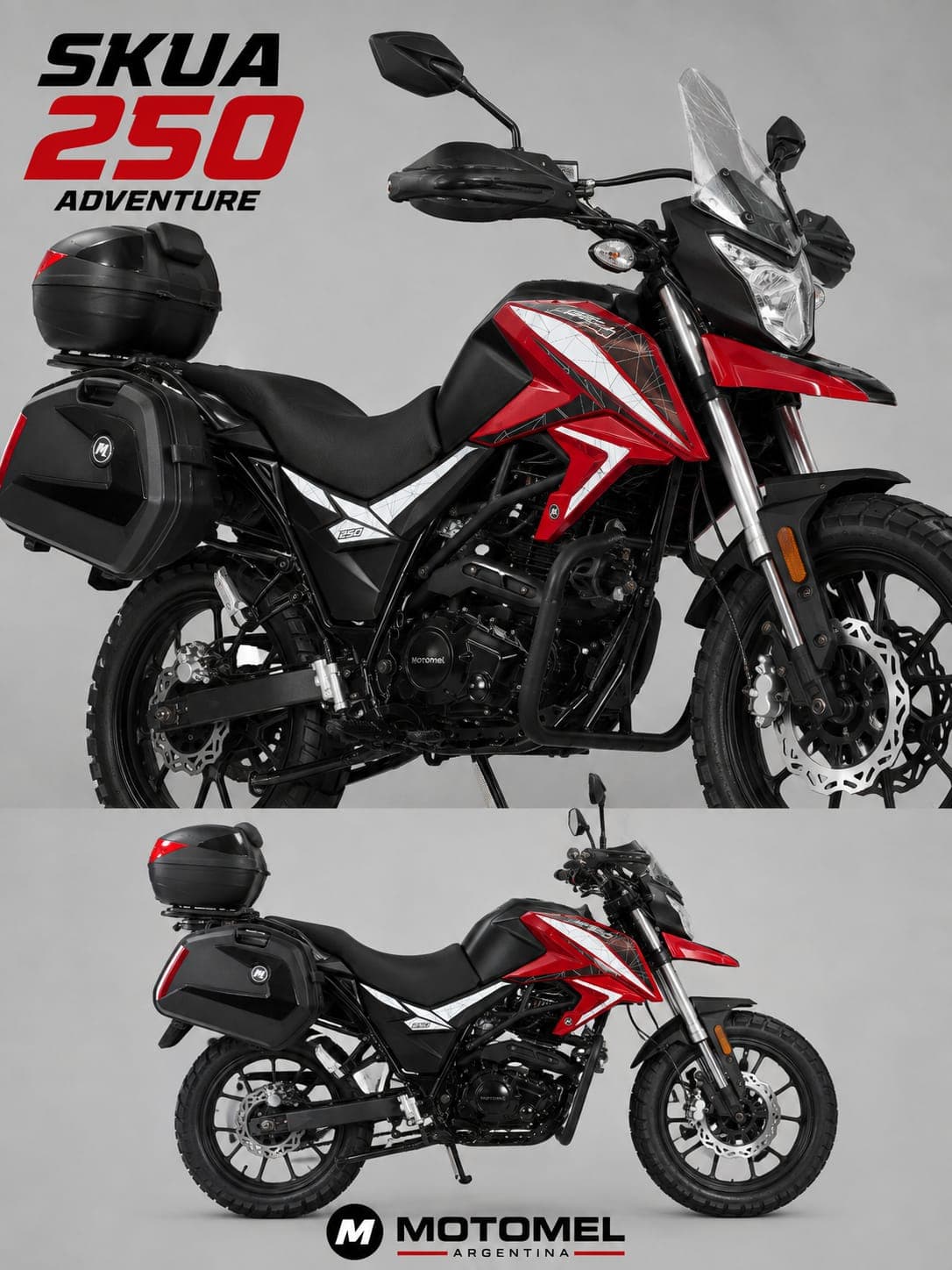 Motomel Skua 250 Adventure color Rojo
