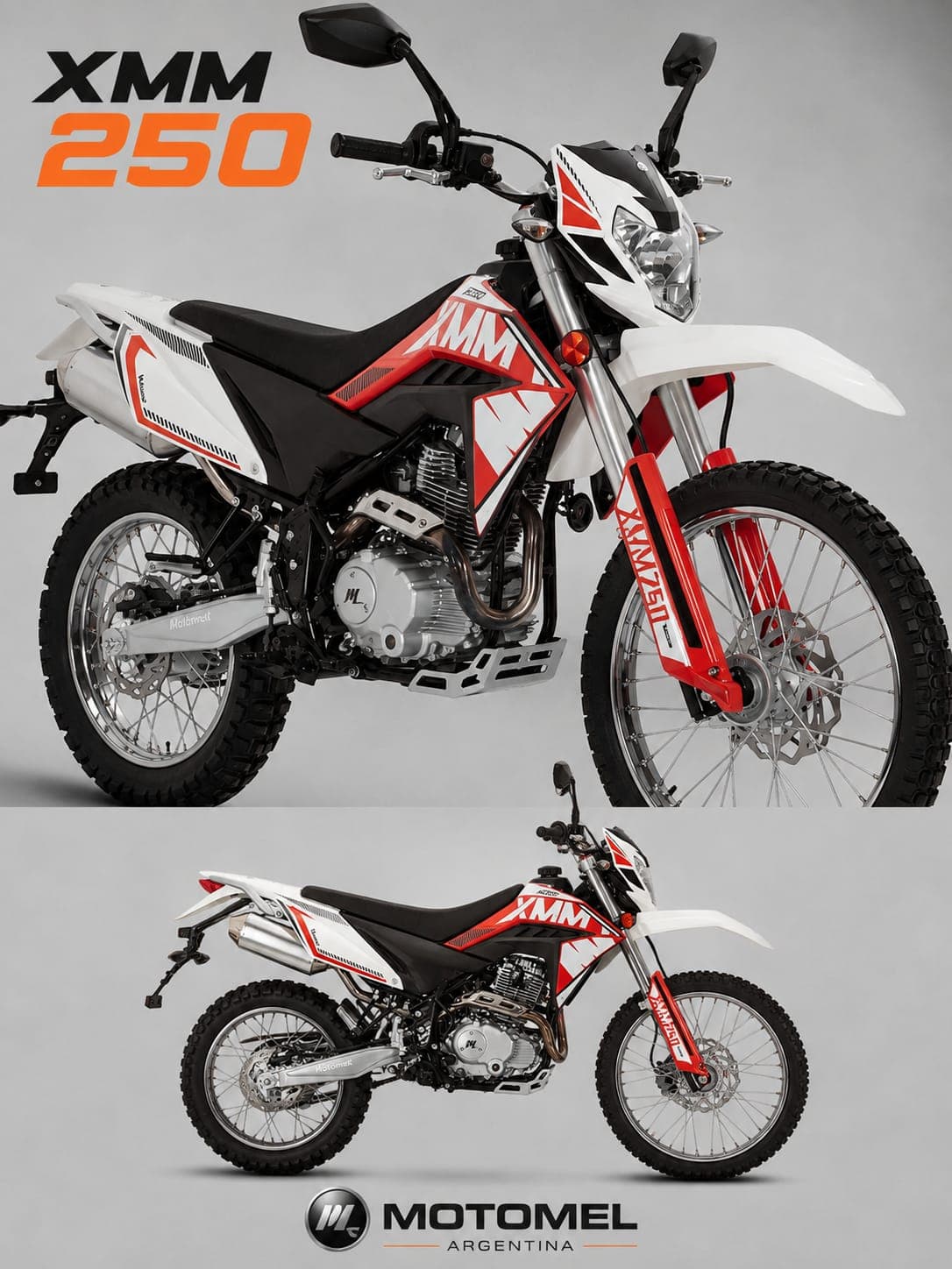 Motomel XMM 250 color Naranja