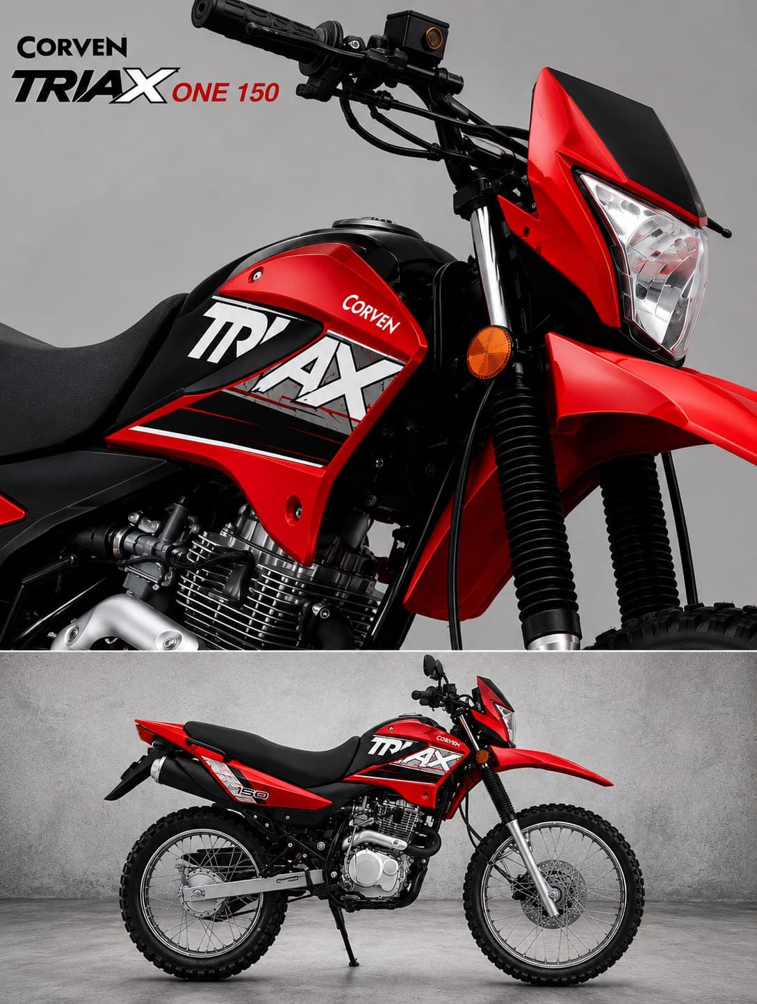 Corven Triax 150 ONE color Rojo