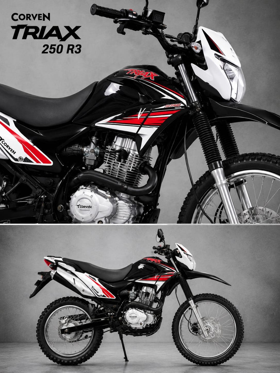 Corven TRIAX 250 R3 color Negro