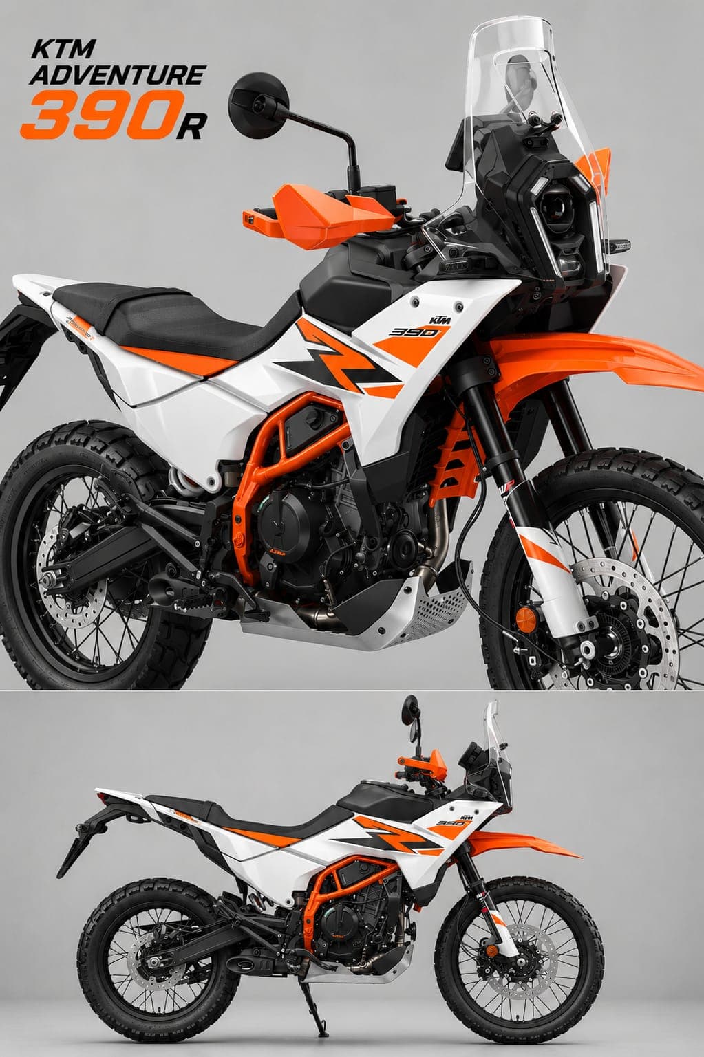 KTM ADV 390 R color Blanco